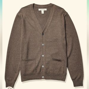 Men’s Brown Heather Cardigan